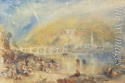 Turner Joseph Mallord William - Heidelberg mit einem Regenbogen