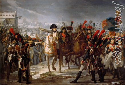Gautherot Claude - Ansprache Napoleons an das 2. Korps der Grande Armée vor dem Angriff auf Augsburg am 12. Oktober 1805