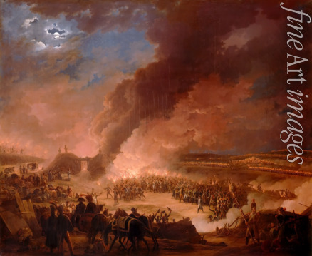 Bacler d'Albe Louis Albert Guislain - Napoleon besucht das Biwak der Armee am Vorabend der Schlacht von Austerlitz am 1. Dezember 1805