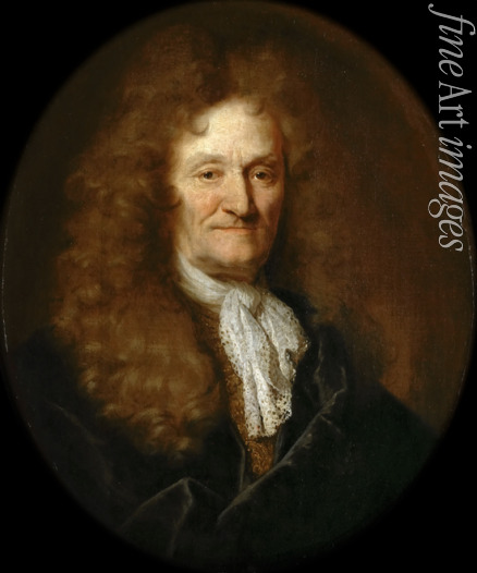 Largillière Nicolas de - Portrait of Jean de La Fontaine (1621-1695)