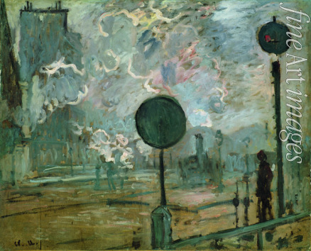 Monet Claude - The Gare Saint Lazare (Le Signal)