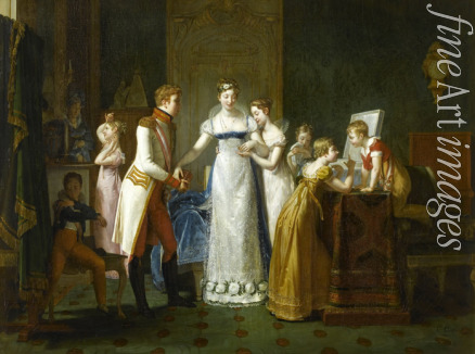 Auzou Pauline - Marie-Louise of Austria Bidding Farewell to her Family in Vienna, 13th March 1810
