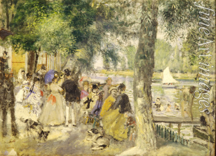 Renoir Pierre Auguste - Badende in der Seine (La Grenouillére)
