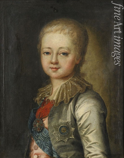 Lampi Johann-Baptist von the Elder - Portrait of Grand Duke Alexander Pavlovich (Alexander I) as Child