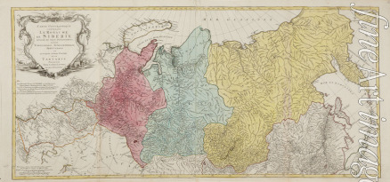 Lotter Tobias Conrad - Map of the Russian Empire