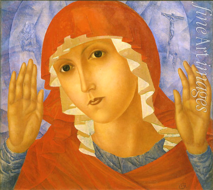 Petrov-Vodkin Kuzma Sergeyevich - The Virgin of Compassion