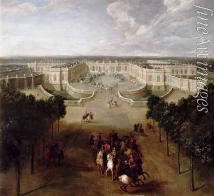 Martin Pierre-Denis II. - Blick auf das Grand Trianon von der Avenue