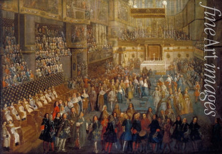 Martin Pierre-Denis II - The coronation of Louis XV in the Rheims Cathedral, 25 October 1722
