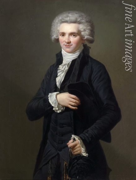 Vigneron Pierre Roch - Porträt von Maximilien de Robespierre (1758-1794)