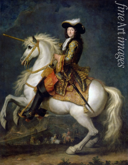 Houasse René-Antoine - Equestrian portrait of Louis XIV (1638-1715)