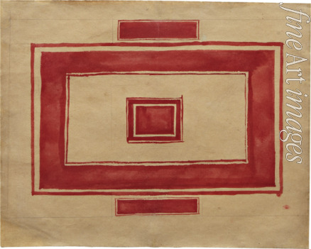 Malevich Kasimir Severinovich - Ceiling plan for the Red Theatre, Leningrad
