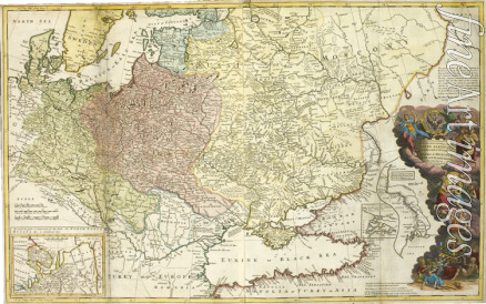 Moll Herman - Karte von Moskowien
