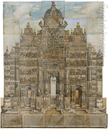 Dürer Albrecht - Die Ehrenpforte für Kaiser Maximilian I.