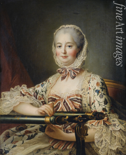 Drouais François-Hubert - Portrait of the Marquise de Pompadour (1721-1764)