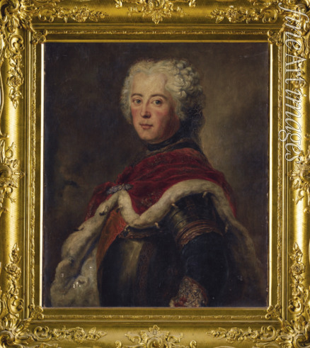 Pesne Antoine - Porträt von Friedrich II. von Preussen (1712-1786) als Kronprinz