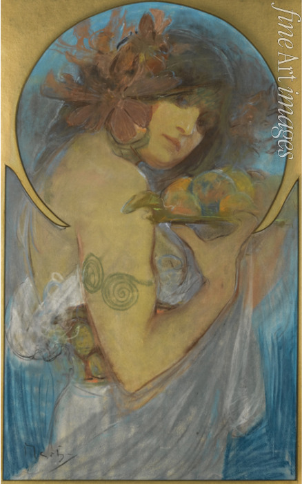 Mucha Alfons Marie - Study For A Poster 