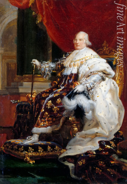 Gérard François Pascal Simon - Porträt von Ludwig XVIII. (1755-1824)