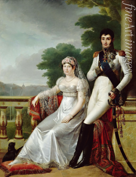 Kinson François-Joseph - Jérôme Bonaparte and Catharina of Württemberg as King and Queen of Westphalia