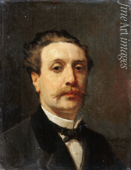 Feyen-Perrin François Nicolas Auguste - Porträt von Guy de Maupassant