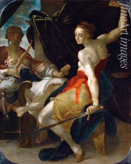 Spranger Bartholomeus - Allegory of Justice and Prudence