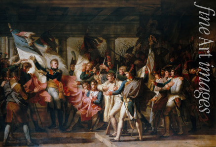 Meynier Charles - Die Wiederauffindung militärischer Fahnen durch Marschall Ney im Zeughaus zu Innsbruck am 7. November 1805