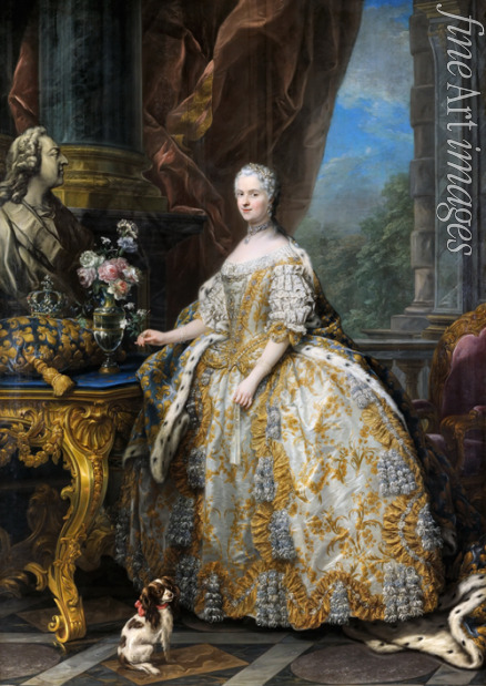 Van Loo Carle - Portrait of Marie Leszczynska, Queen of France (1703-1768)