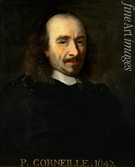 Le Brun Charles - Portrait of Pierre Corneille (1606-1684)
