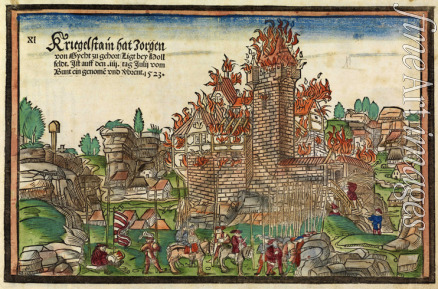 Wandereisen Hans - Destruction of the Krögelstein Castle by the Swabian League