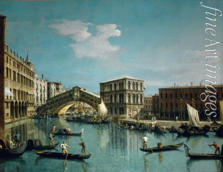 Canaletto - Die Rialtobrücke