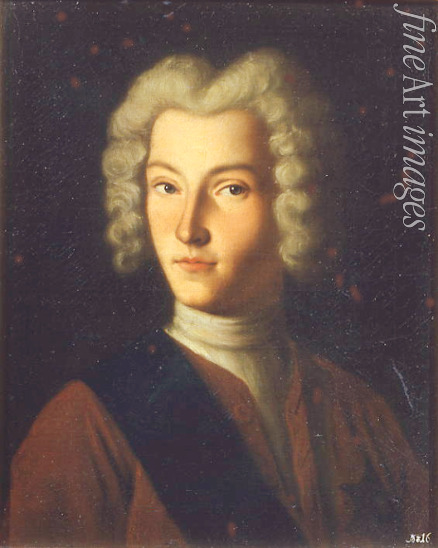 Moltschanow Grigori Dmitriewitsch - Porträt des Zaren Peter II. von Russland (1715-1730)