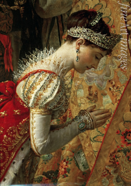 David Jacques Louis - Kaiserin Josephine (Die Krönung Napoléons I., Detail)