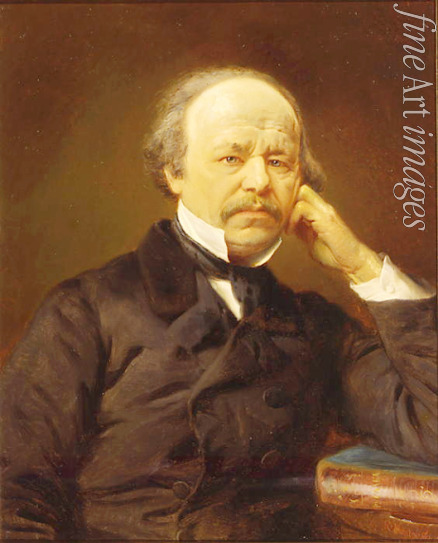 Makowski Konstantin Jegorowitsch - Porträt des Komponisten Alexander Dargomyschski (1813-1869)