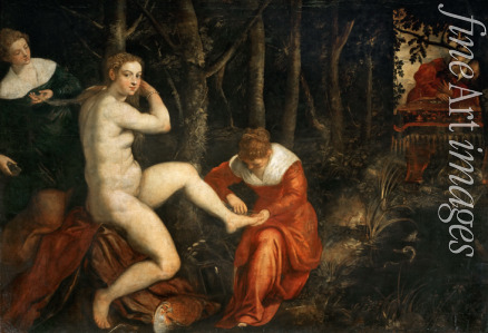 Tintoretto Jacopo - Susanna und die beiden Alten