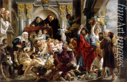Jordaens Jacob - Christ Driving the Money Changers from the Temple