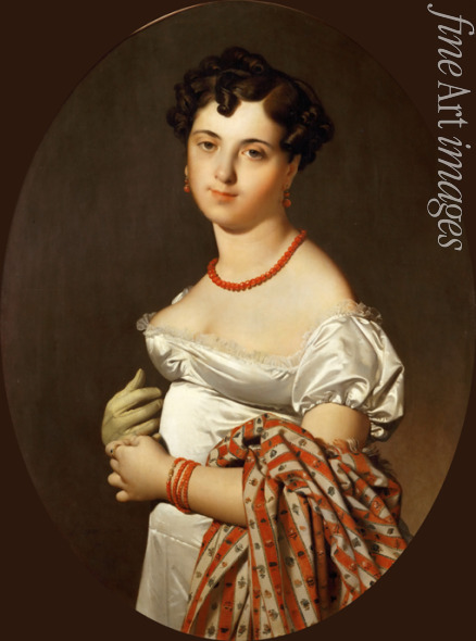 Ingres Jean Auguste Dominique - Porträt von Madame Cécile Panckoucke, geb. Bochet