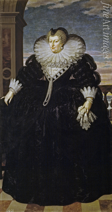 Pourbus Frans the Younger - Portrait of Marie de Médici (1575-1642)