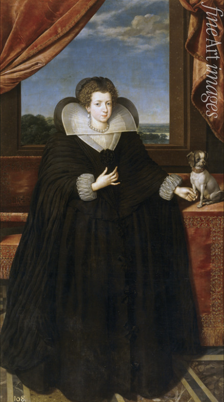 Pourbus Frans the Younger - Portrait of Elisabeth of France (1602-1644), Queen consort of Spain