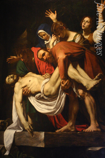 Caravaggio Michelangelo - The Entombment of Christ