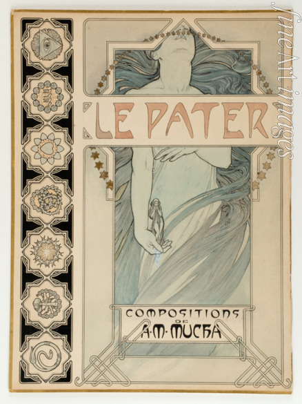 Mucha Alfons Marie - Titelbild für die illustrierte Edition Le Pater
