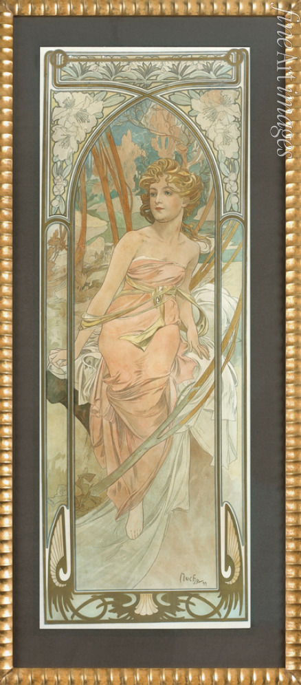 Mucha Alfons Marie - The Times of the Day: Morning Awakening