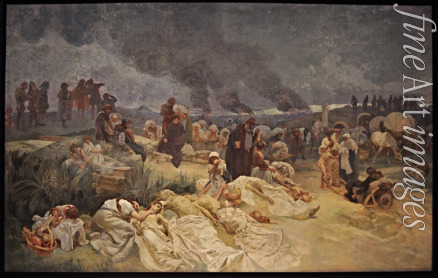 Mucha Alfons Marie - Petr Chelcicky at Vodnany (The cycle The Slav Epic)