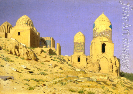 Wereschtschagin Wassili Wassiljewitsch - Nekropole Shakh-i-Zindeh (Strasse der Gräber) in Samarkand