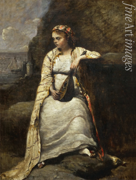 Corot Jean-Baptiste Camille - Haydée
