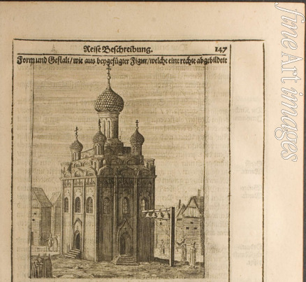 Rothgiesser Christian Lorenzen - Kathedrale im Moskauer Kreml (Illustration aus 
