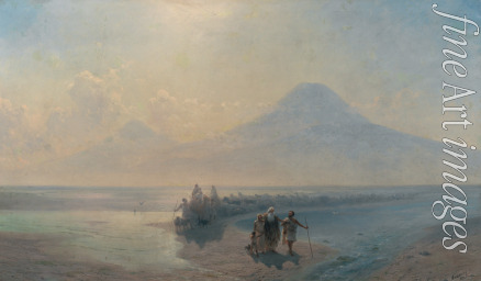 Aivazovsky Ivan Konstantinovich - The Descent of Noah from Mount Ararat
