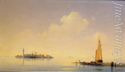 Aivazovsky Ivan Konstantinovich - The Venetian lagoon. View of San Giorgio Maggiore