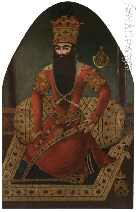 Baba Mirza - Porträt von Fath Ali Shah (1797-1834)