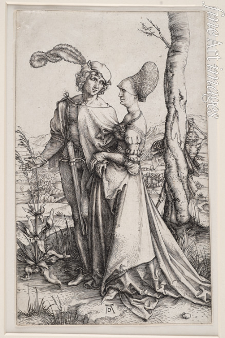 Dürer Albrecht - Young Couple Threatened by Death (The Promenade)