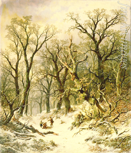 Haanen Remigius Adrianus van - Wald im Winter