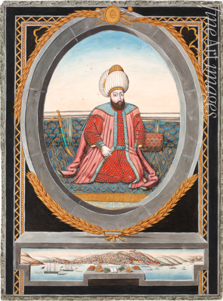 Unbekannter Künstler - Porträt von Sultan Murad II. (1404-1451)